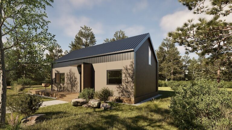 Modulaire woning 70m² - tuin